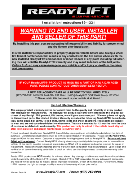 Installation Manual